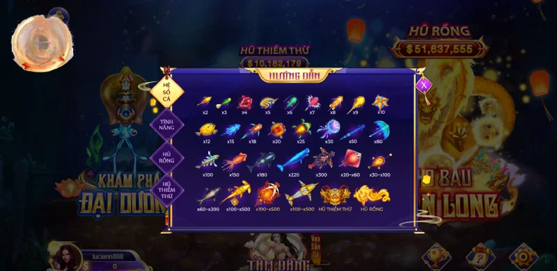 Bắn Cá Sunwin Siêu Cấp Hấp Dẫn Với Nhiều Tính Năng